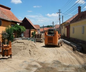 restaurarea vechiului burg la Sebes